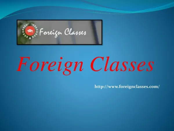 French Language Classes in Chennai