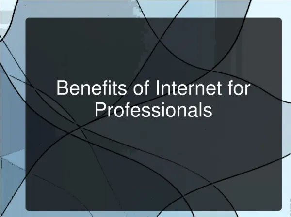 Benefits of Internet