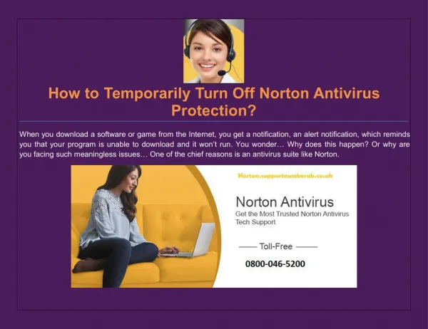 How to Temporarily Turn Off Norton Antivirus Protection?