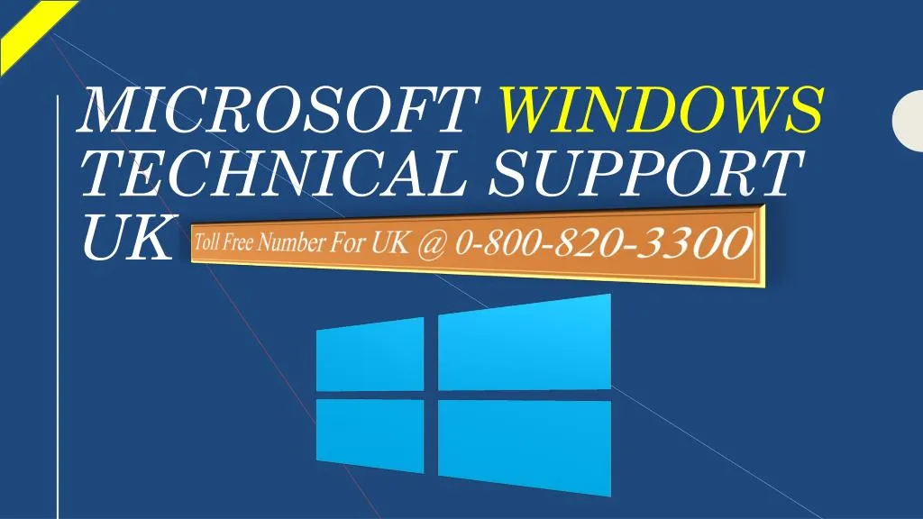 microsoft windows technical support uk