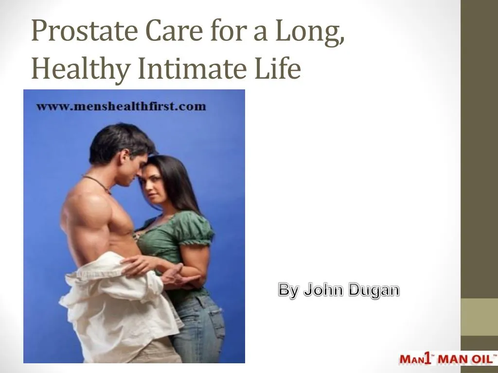 prostate care for a long healthy intimate life
