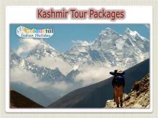 Kashmir Tour Packages - slide 1