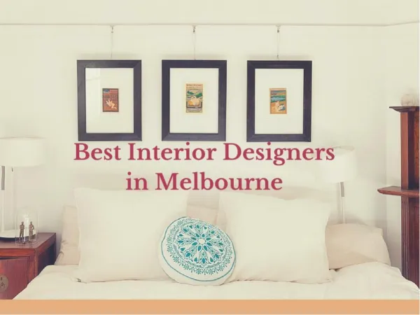 Best Home Interior Decorators in Melbourne