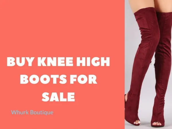 Buy Knee High Boots for Women
