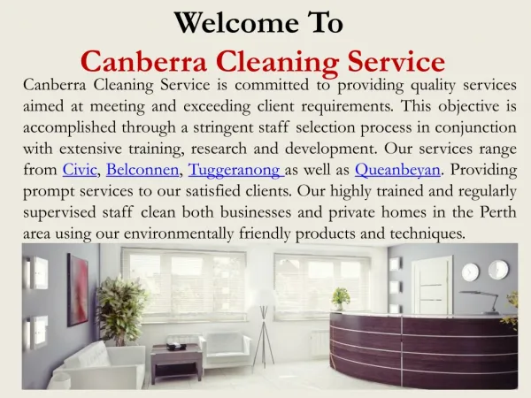 House Cleaning in Canberra