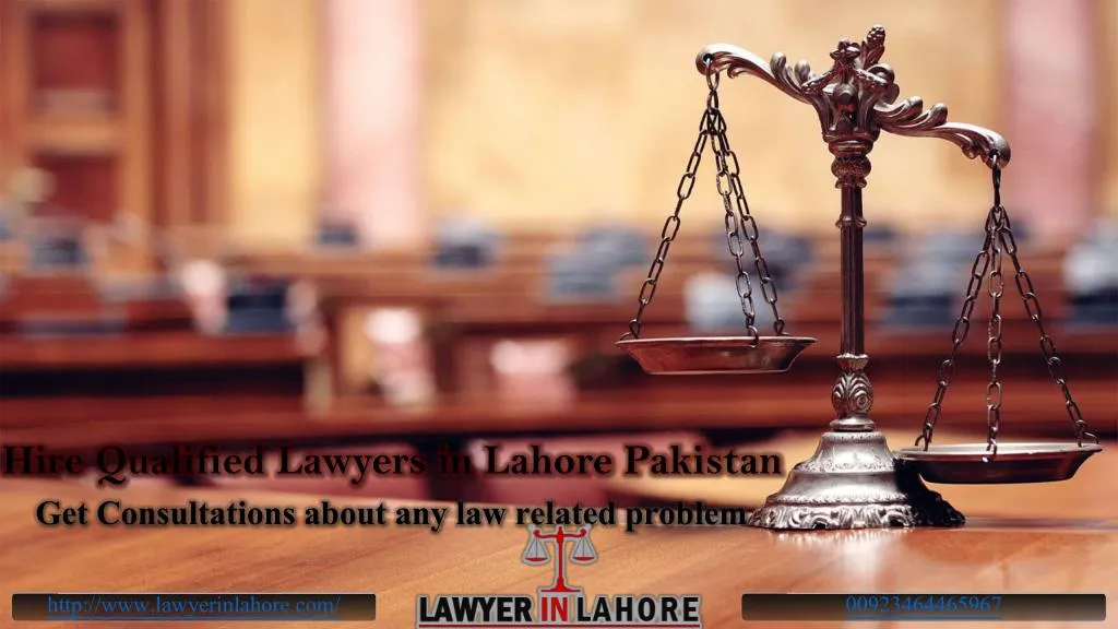 hire qualified lawyers in lahore pakistan