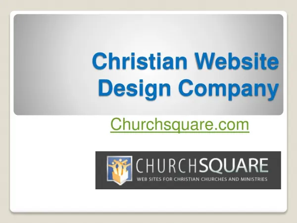 Christian Website Design Company - Churchsquare.com