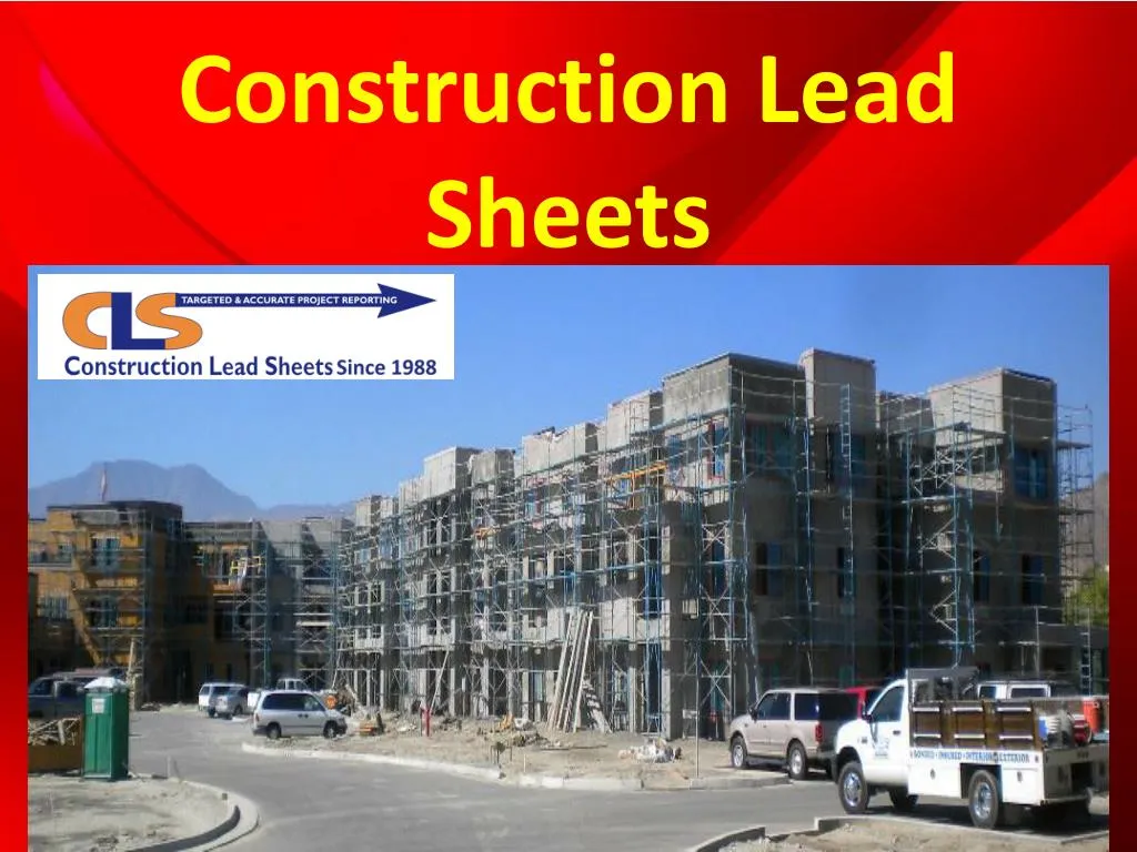 construction lead sheets