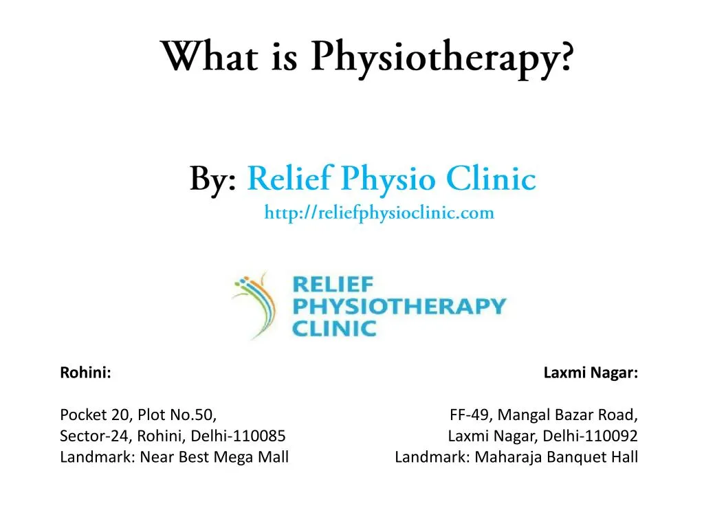 what is physiotherapy