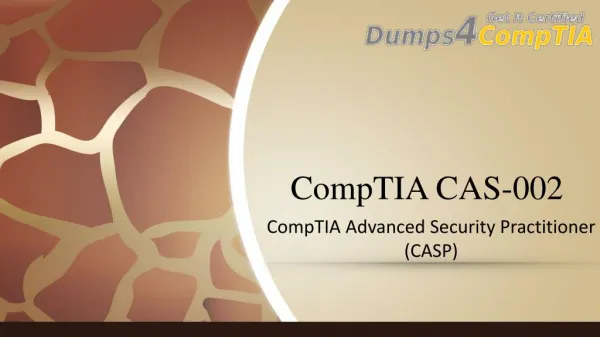 CAS-002 - CompTIA Real Exam Questions - 100% Free | CompTIA CAS-002 Dumps