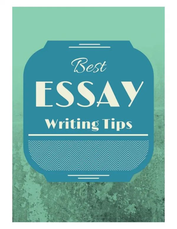 Best Essay Writing Tips And Tricks