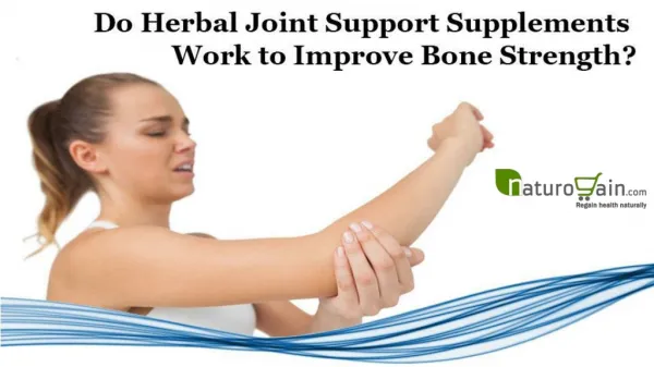Do Herbal Joint Support Supplements Work to Improve Bone Strength?