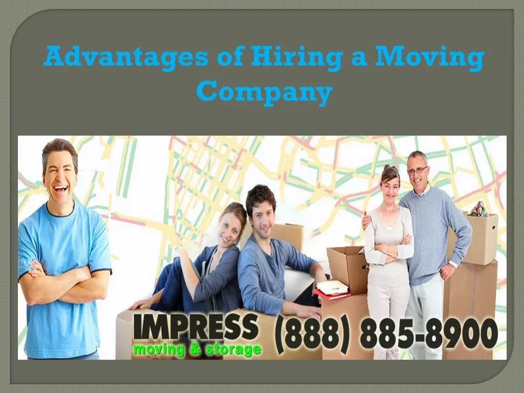 advantages of hiring a moving company