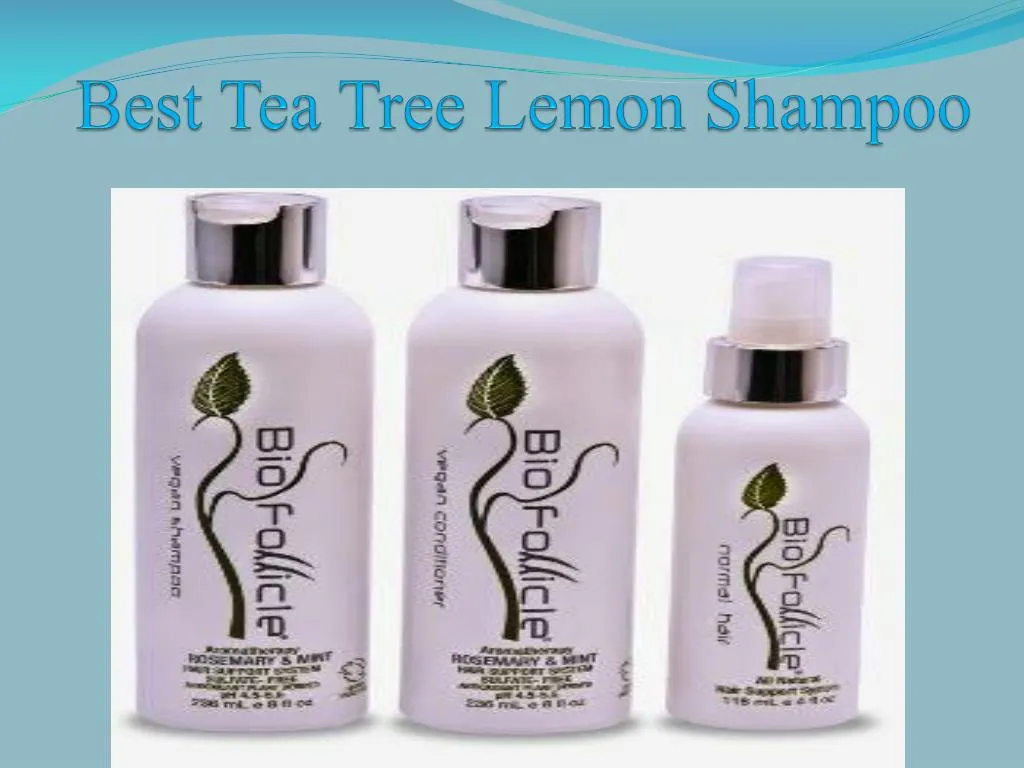best tea tree lemon shampoo