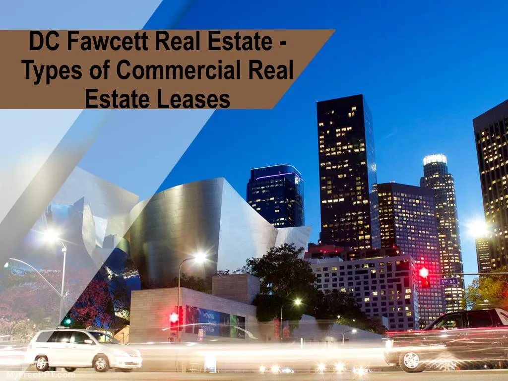 dc fawcett real estate types of commercial real estate leases