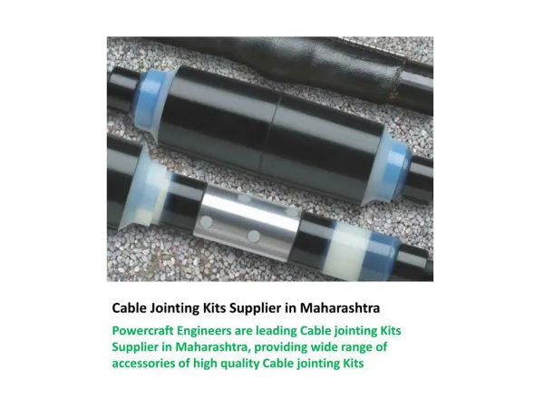 Cable Jointing Kits Supplier in Maharashtra | Powercraft Engineers