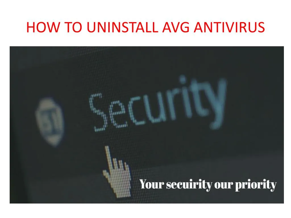 how to uninstall avg antivirus