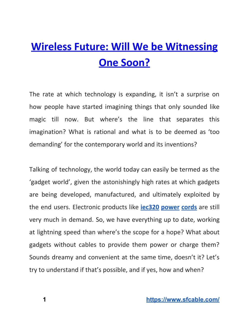 wireless future will we be witnessing one soon