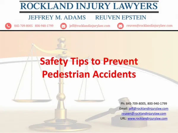Safety Tips to Prevent New York Pedestrian Accidents