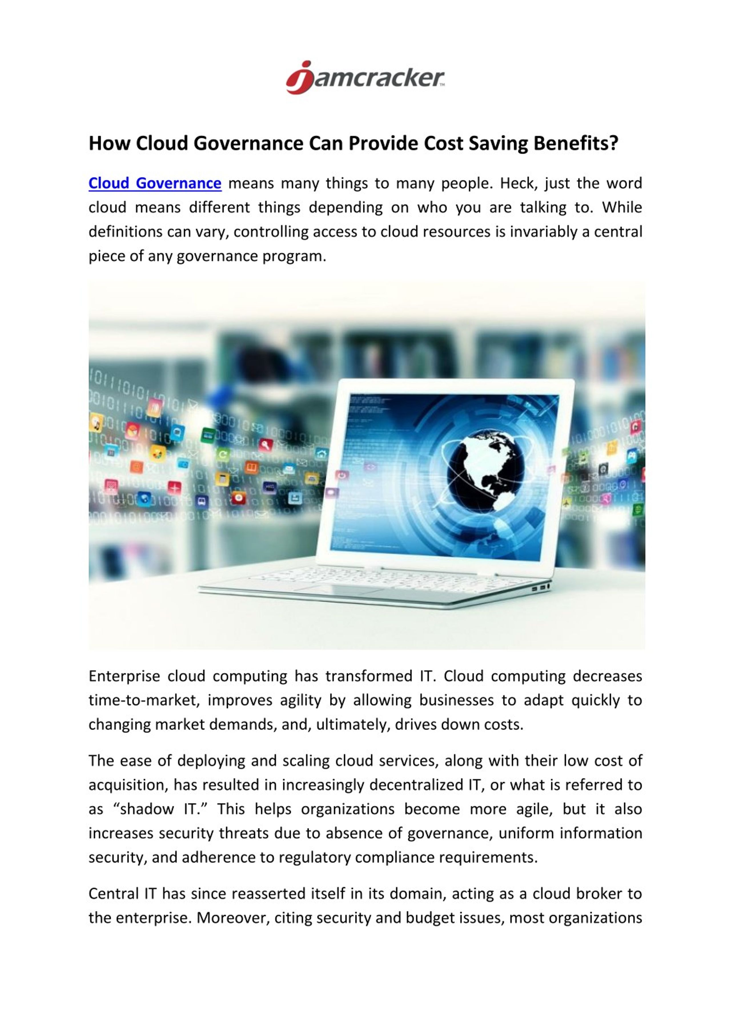 PPT - How Cloud Governance Can Provide Cost Saving Benefits? PowerPoint ...