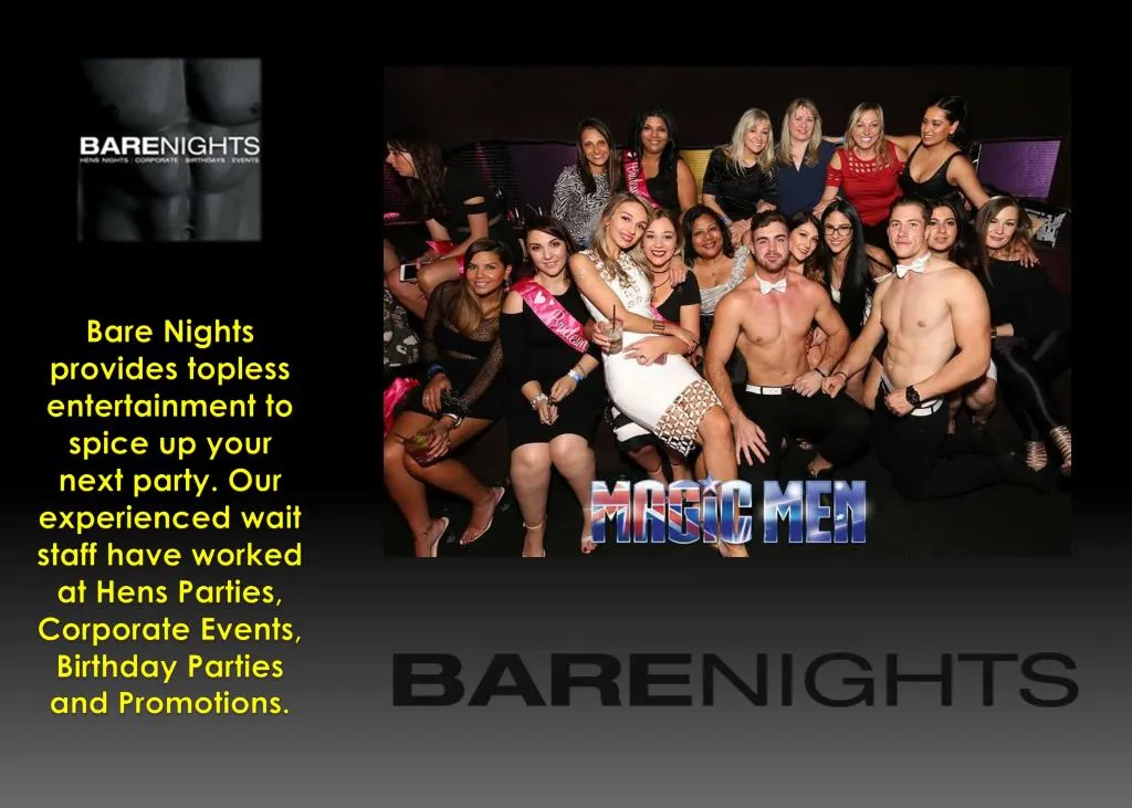 bare nights provides topless entertainment