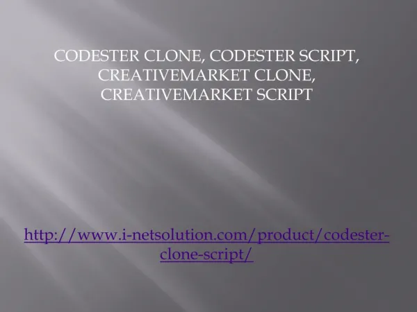 Codester Clone, Codester Script, Creativemarket clone, Creativemarket Script