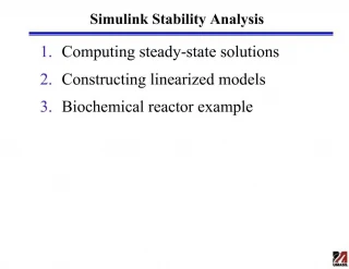 Simulink Stability Analysis - slide 1