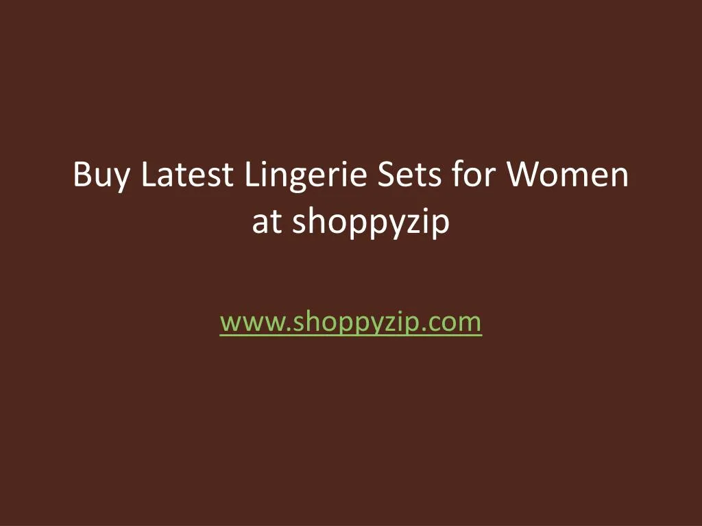 buy latest lingerie sets for women at shoppyzip