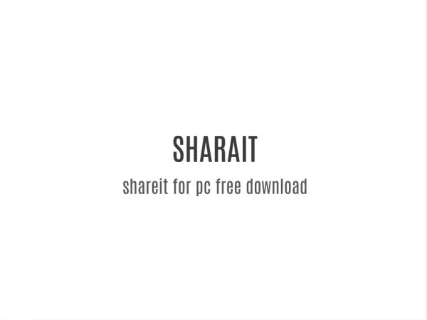 shareitforpcfreedownloads