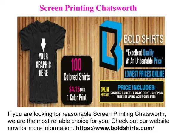 Shirt Printing Chatsworth, Ca