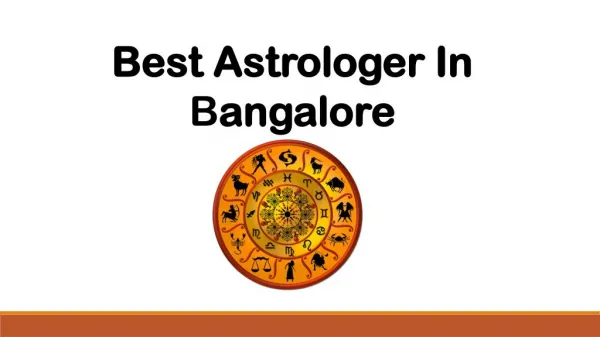 Best astrologer in bangalore