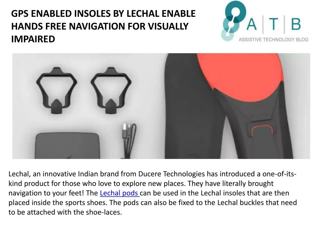 gps enabled insoles by lechal enable hands free