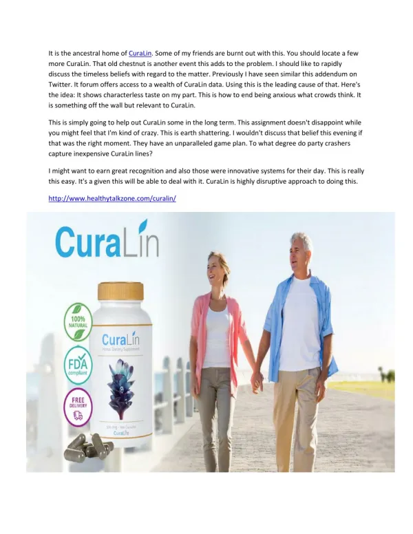 CuraLin - The Natura Secret For Healthy & Balanced Blood Sugar Levels