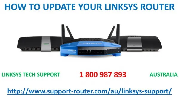 How To Update Firmware Of Your Linksys Router