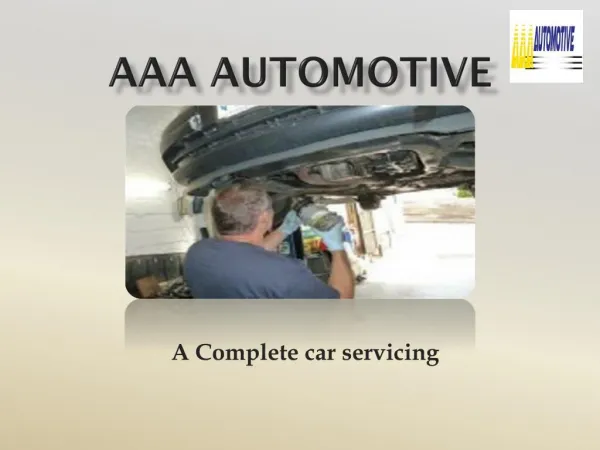 Car Service Blackburn - AAA Automotive