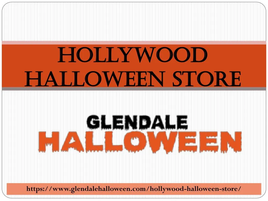 hollywood halloween store