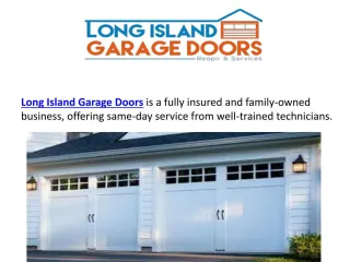 Garage Door Service New York