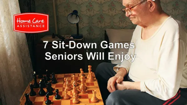 7 Sit-Down Games Seniors Will Enjoy