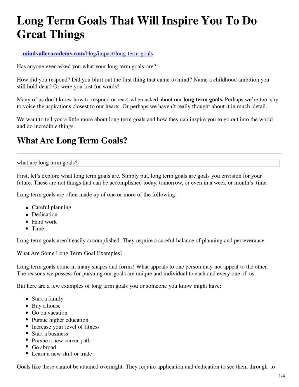 PPT - Medium term goals PowerPoint Presentation, free download