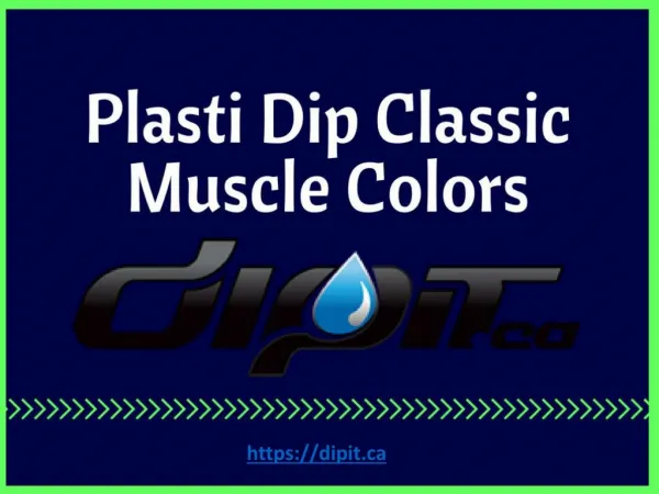 Plasti Dip Classic Muscle Colors