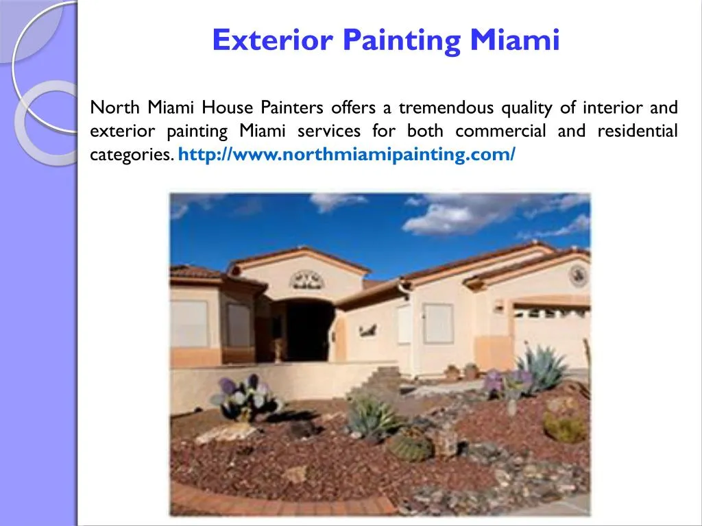 exterior painting miami