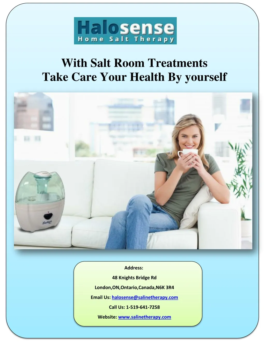 with salt room treatments take care your health
