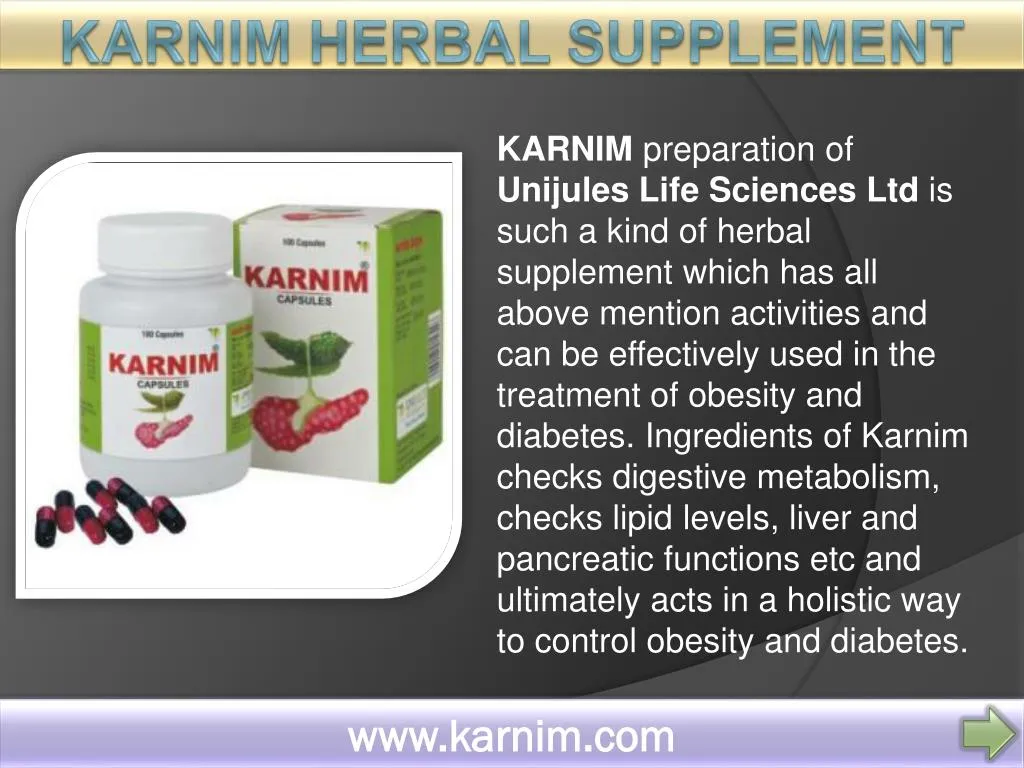 karnim herbal supplement