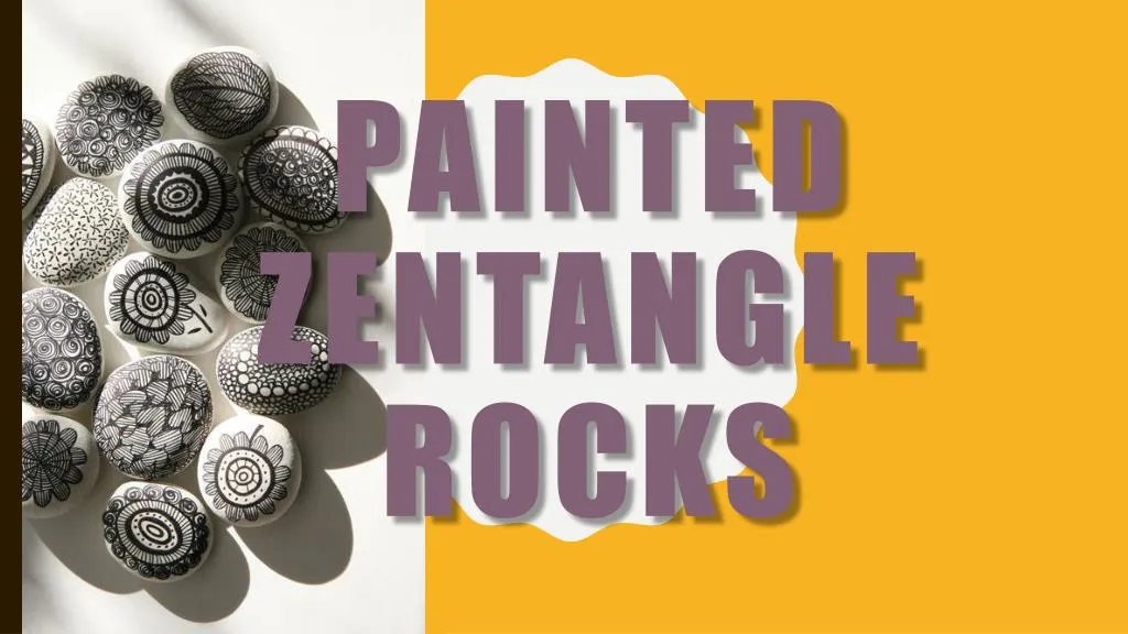 painted zentangle rocks