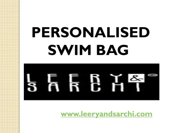 Personalised Swim Bag- www.leeryandsarchi.com