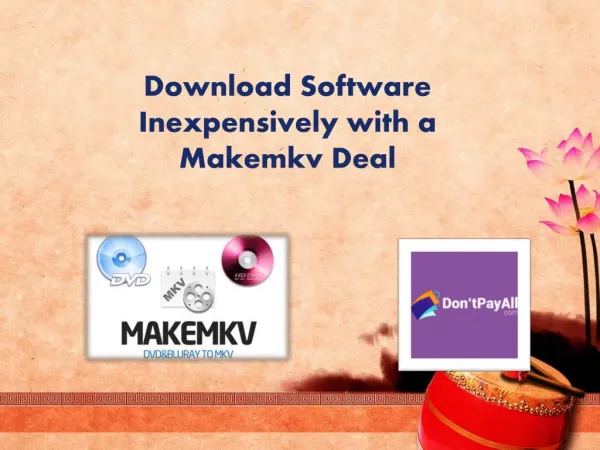 Download Software Inexpensively with a Makemkv Deal