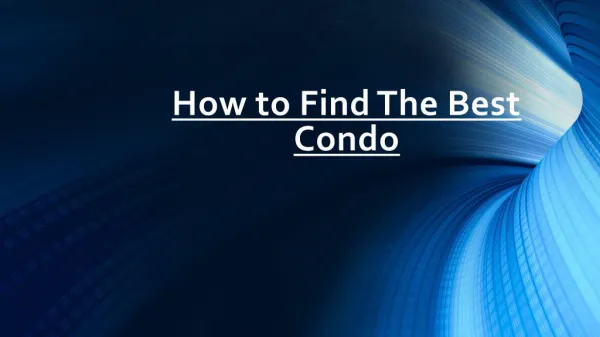 Basic Steps For Finding The Best Condo In Singapore