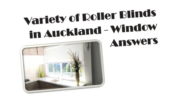 Variety of Roller Blinds in Auckland - Window Answers