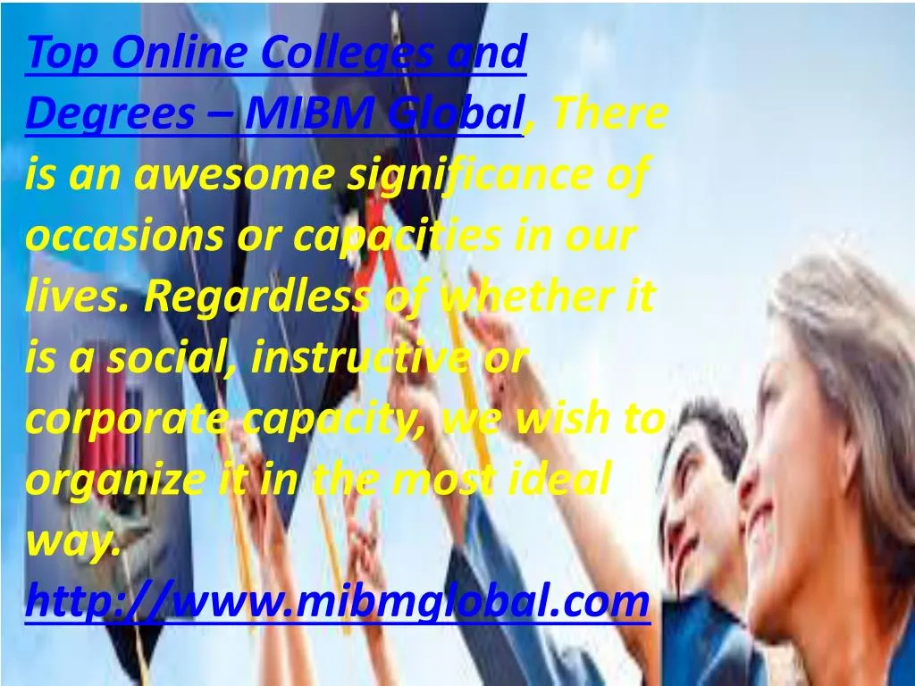 top online colleges and degrees mibm global there