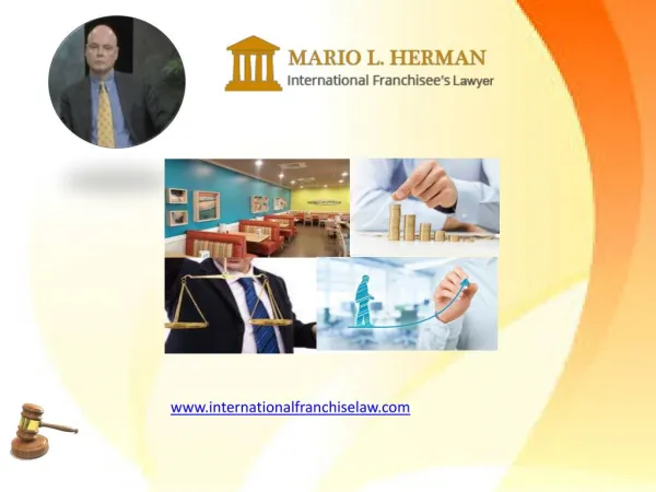 Mr. MARIO L. HERMAN International Franchise Lawyer